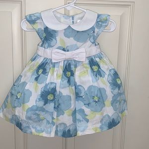 Gymboree, 0-3m, Charming Dress in Shades of Blue/ Soft Green/ White Floral